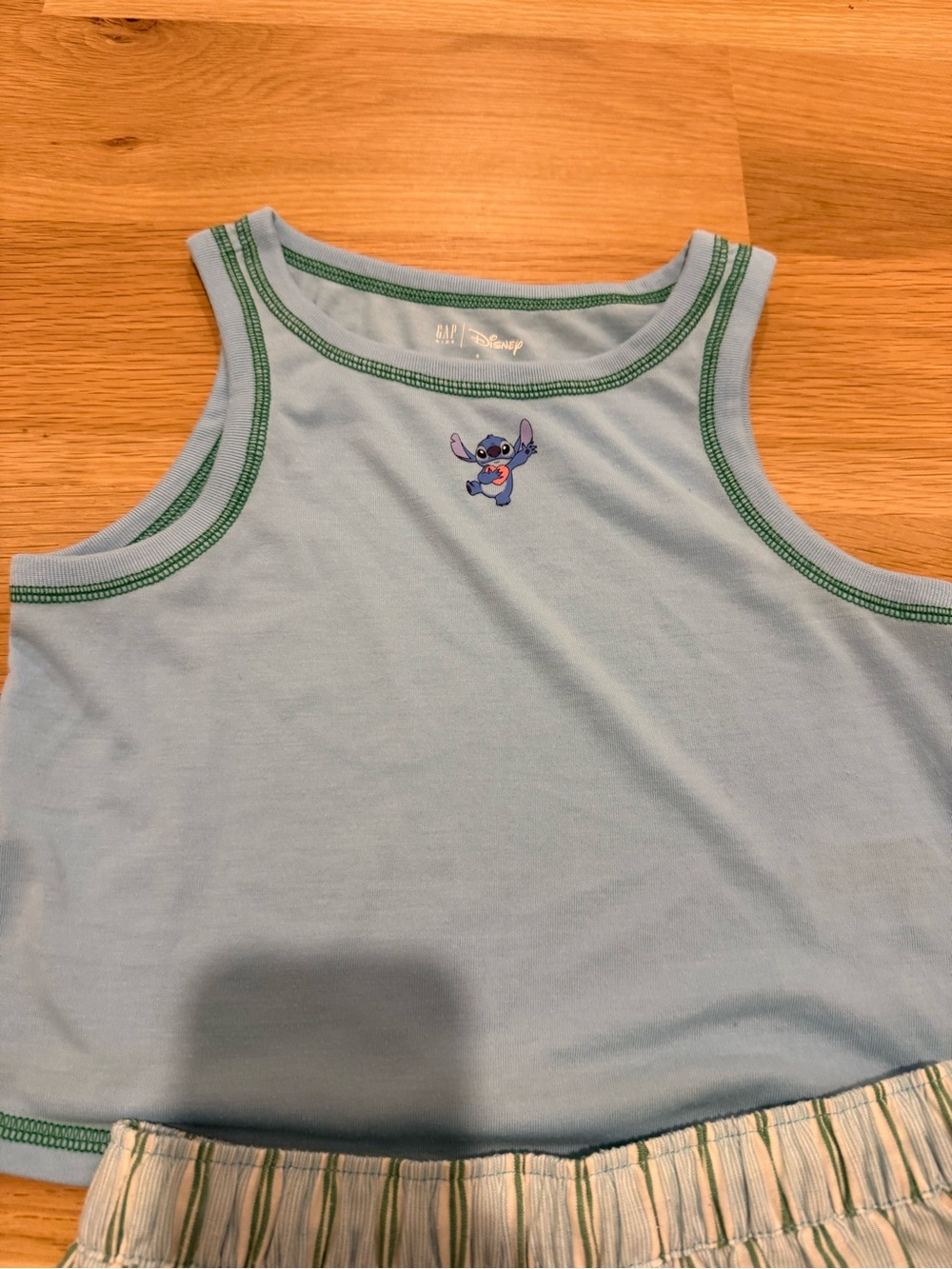 Gap kids lilo and stitch Light Blue Kids Pajama Set - Picture 3 of 4